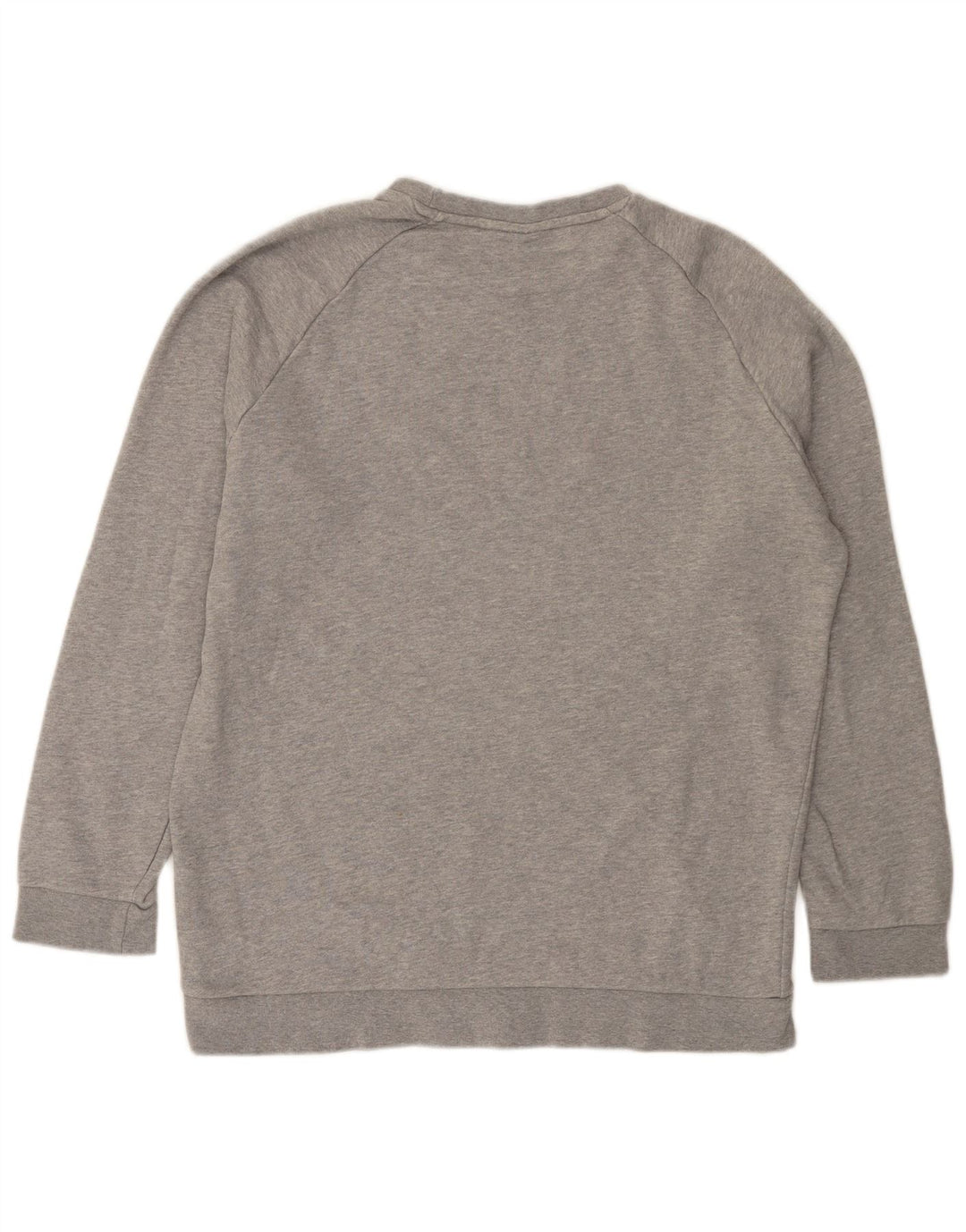 Hanorac pentru bărbați Adidas Jumper mare, gri bumbac cu pete