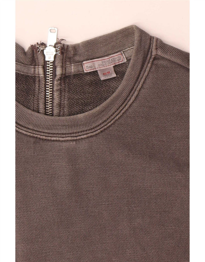 Rochie de bază cu mânecă lungă pentru femei Gap UK 6 XS bumbac gri