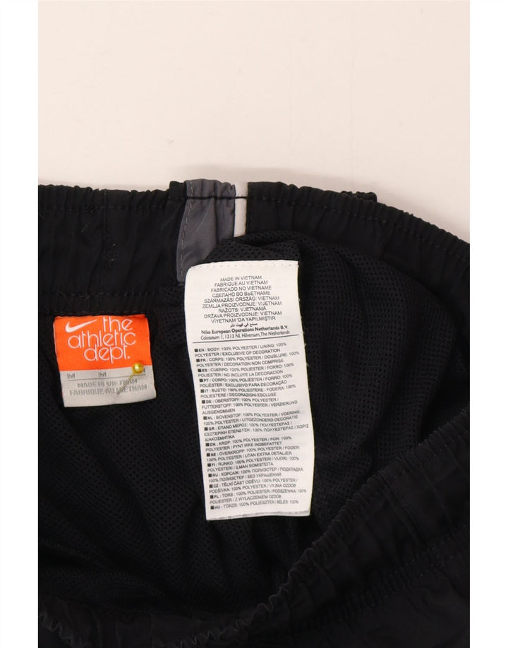 Pantaloni scurți de înot Nike pentru bărbați, poliester mediu negru