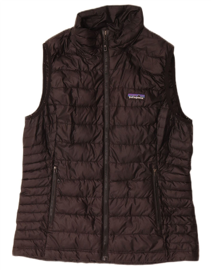 Gilet căptușit pentru femei Patagonia UK 12 Medium Black Poliester