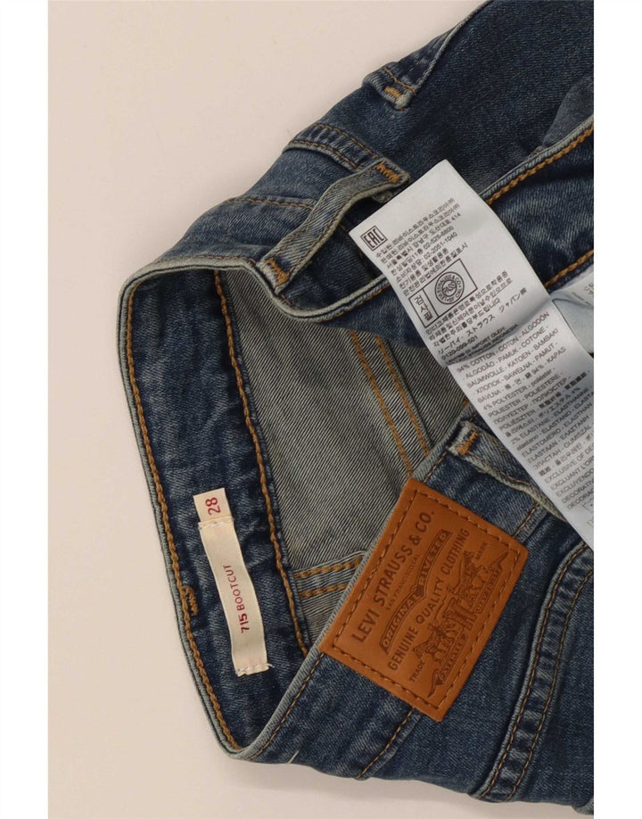 Blagi Levi's 715 Bootcut W28 L34 Blue Cotton