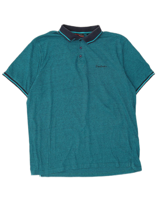 Cămașă polo Pierre Cardin pentru bărbați, 3XL, albastru, color block
