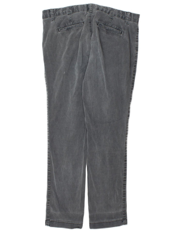 Pantaloni chino drepti pentru femei Gap US 8 Medium W30 L27 Bumbac gri