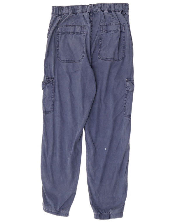 Marks & Spencer Joggeri pentru femei Pantaloni cargo UK 10 Small W26 L28 Bleumarin