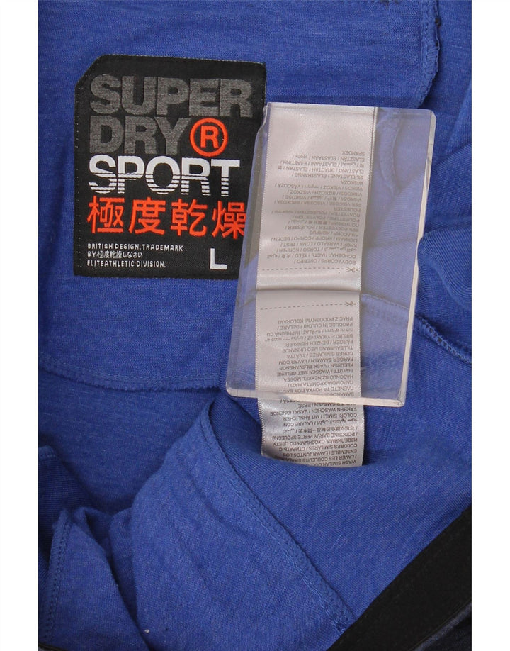 Pantaloni scurți sport Superdry pentru bărbați, mari, bleumarin, poliester