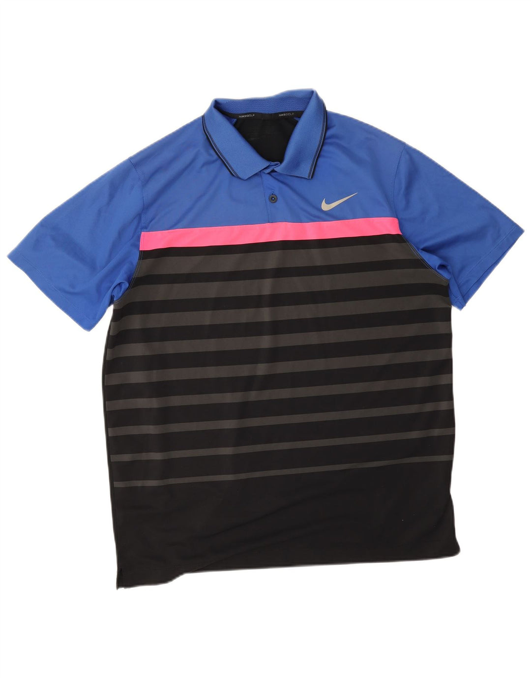 Tricou polo pentru bărbați Nike, cu dungi mari, multicolore