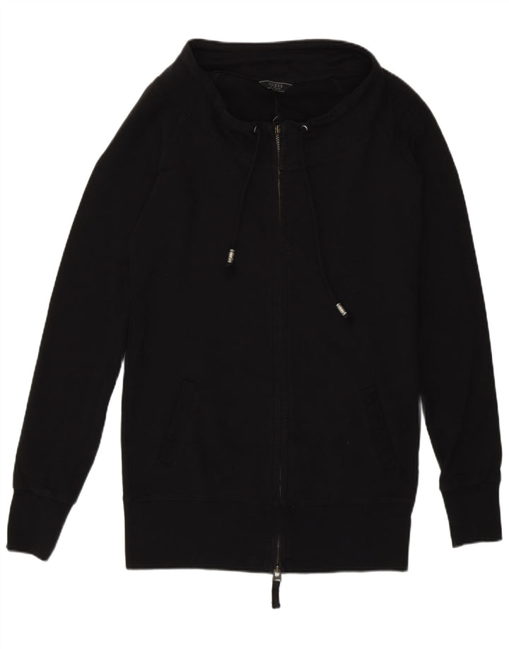 Jachetă de trening grafică Guess pentru femei UK 14 Medium Black
