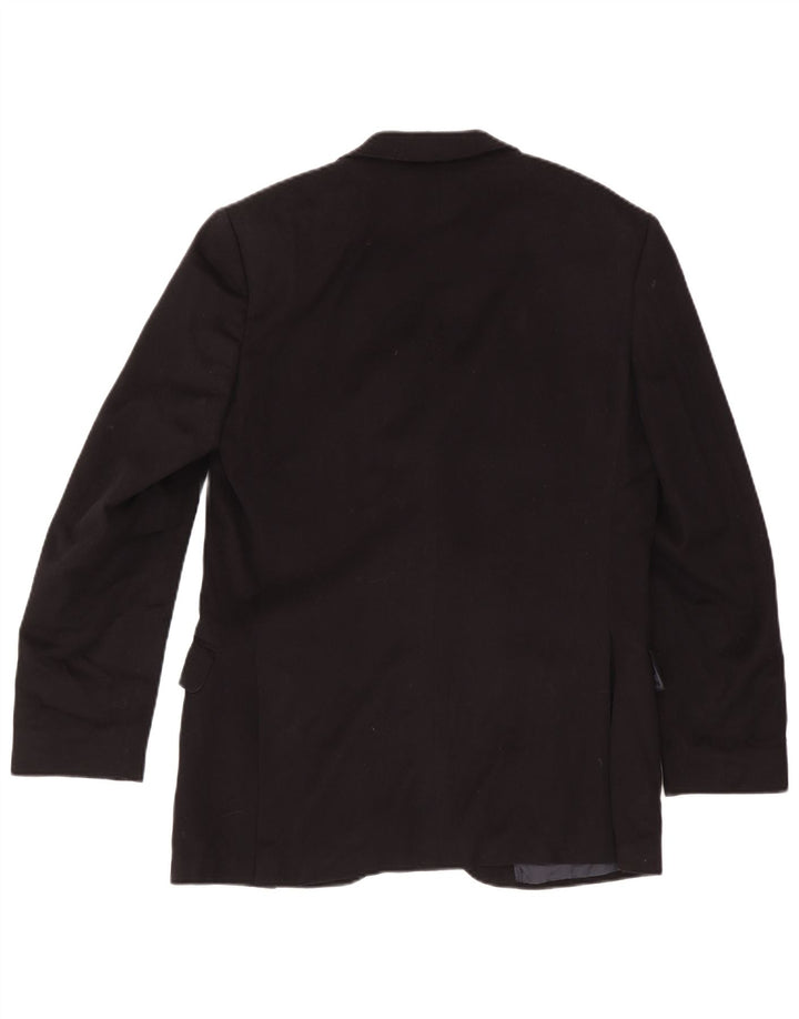 Jachetă pentru bărbați Loro Piana cu 3 nasturi IT 48 Medium Black Lână nouă Clasică