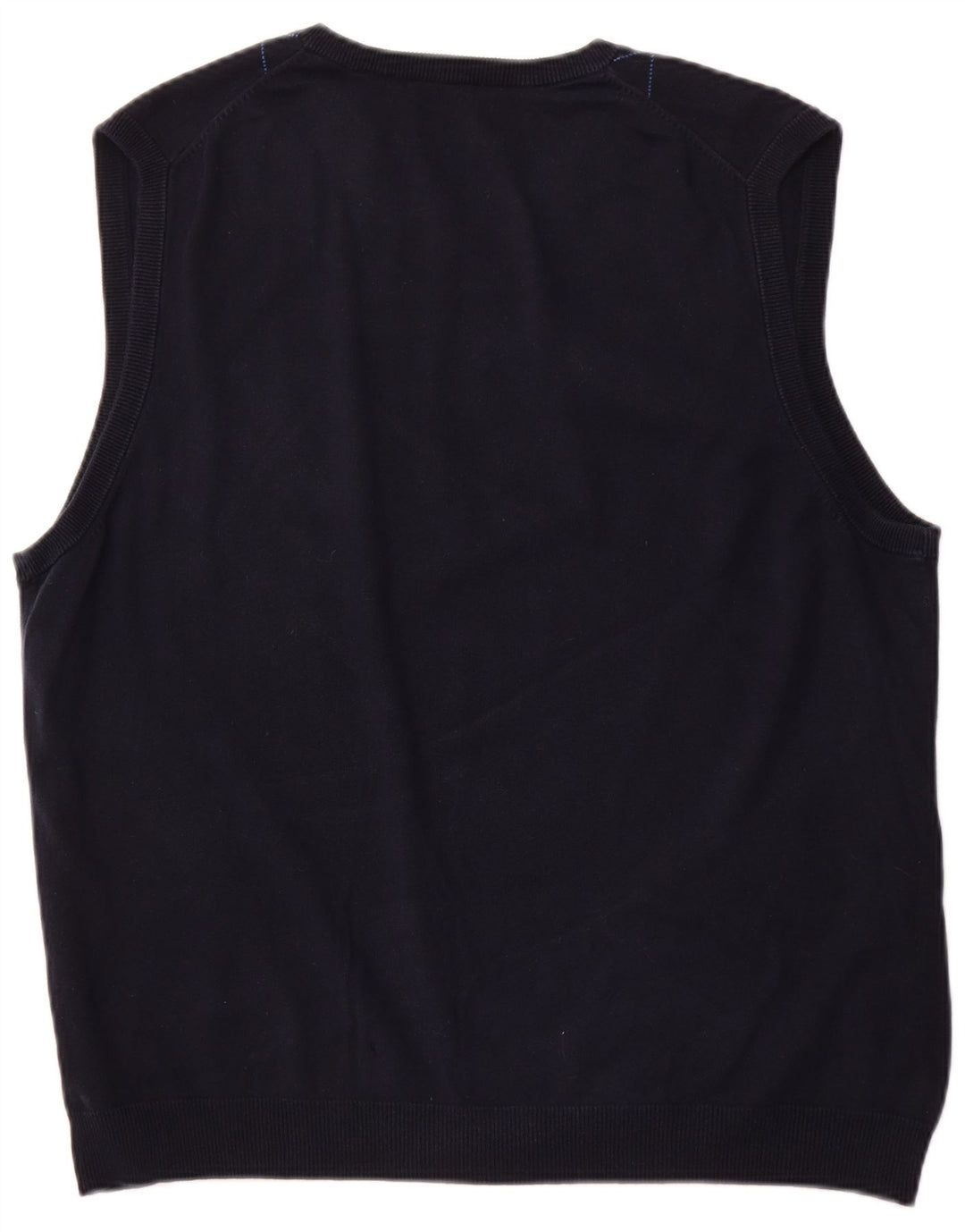 CHAPS Mens Vest Tank Top XL Bleumarin Argyle/Diamond Bumbac