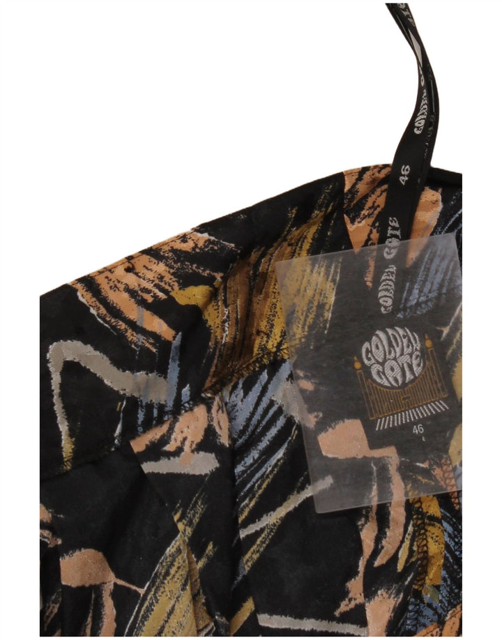 GOLDEN GATE Pantaloni tăiați pentru femei cu talie înaltă EU 46 XL W34 L20 Negri