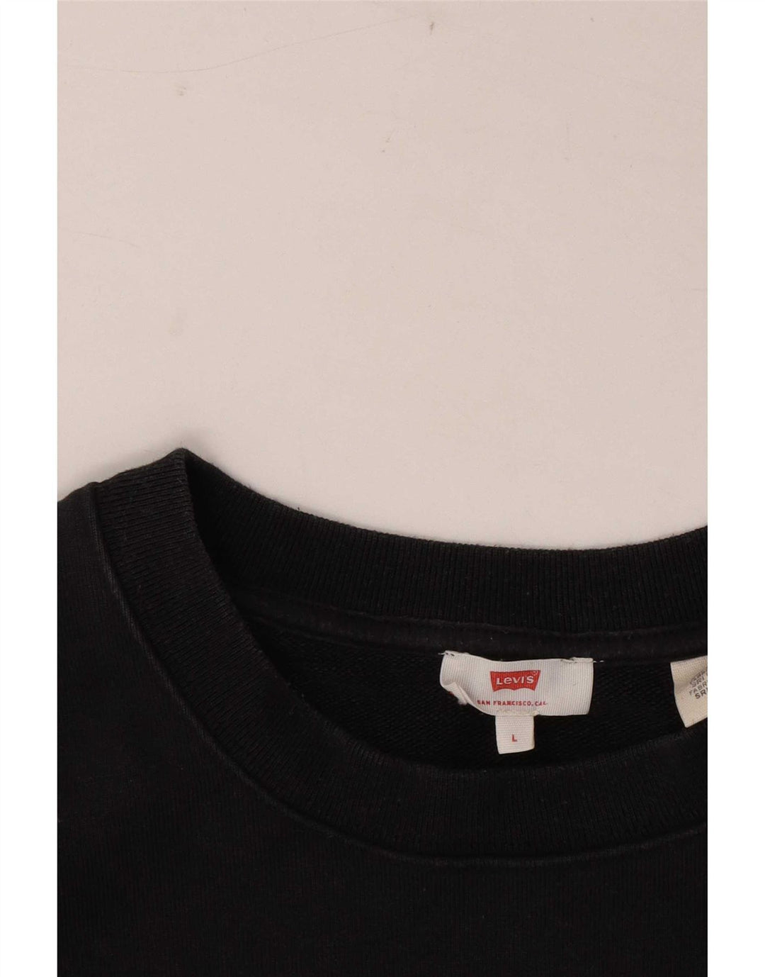 Pulover Oversized Crop Levi's pentru femei UK 16, mare, cu dungi gri