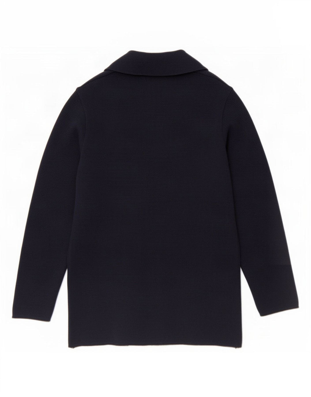 Pulover cardigan pentru bărbați Carrera cu două piepturi, lână virgină, albastru bleumarin, mediu