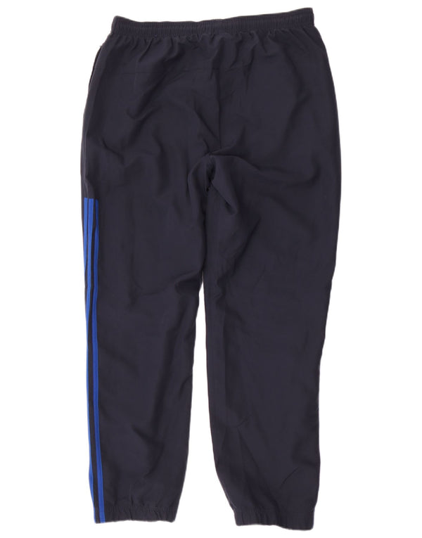 Pantaloni de trening Adidas pentru bărbați, mari, albastru, poliester