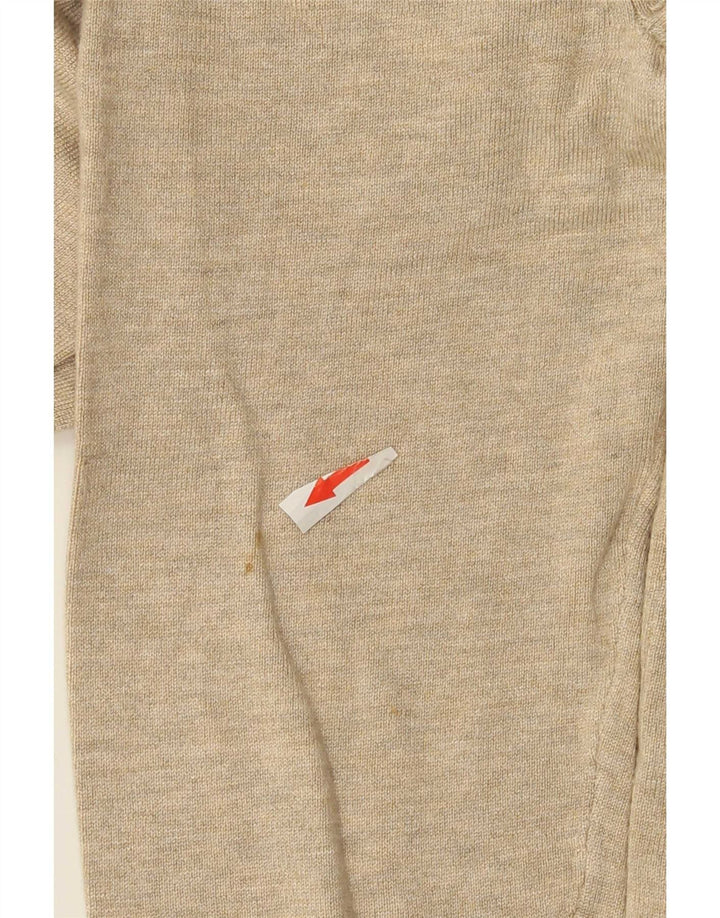 Pulover cardigan pentru bărbați Zara, bej mediu cu pete