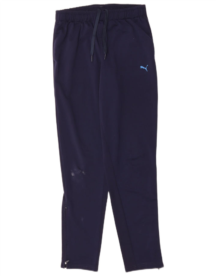 Pantaloni de trening Puma Băieți 13-14 ani Poliester bleumarin