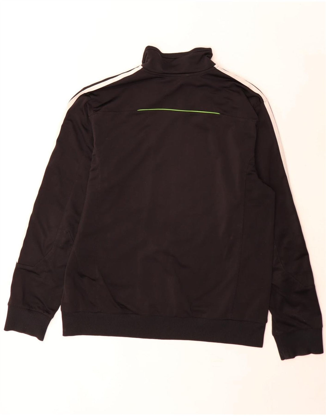 Jachetă de trening Adidas pentru bărbați Marea Britanie 42/44 Poliester mare negru color bloc