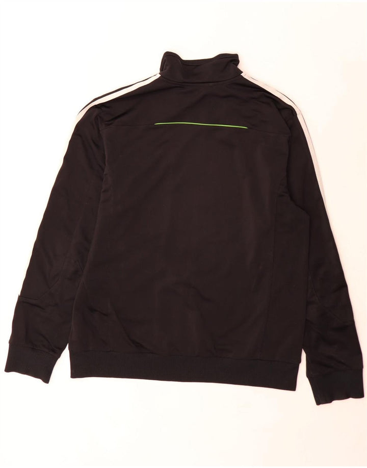 Jachetă de trening Adidas pentru bărbați Marea Britanie 42/44 Poliester mare negru color bloc