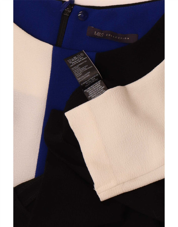 Rochie schimbătoare pentru femei Marks & Spencer UK 12 Medium Black Colorblock