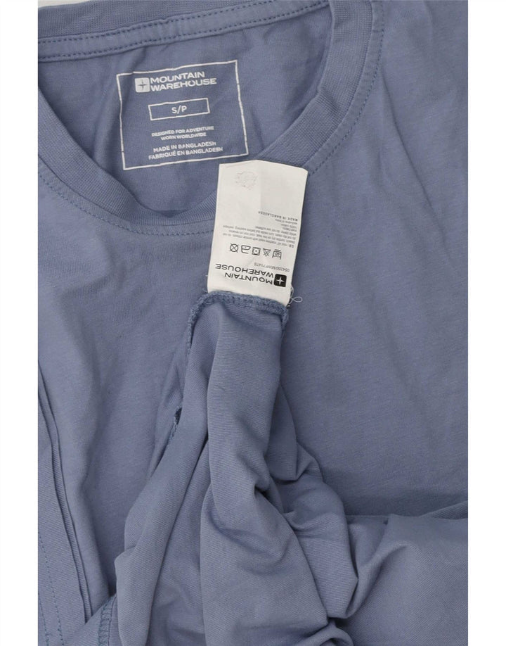 Tricou pentru bărbați Mountain Warehouse Top mic, albastru, bumbac