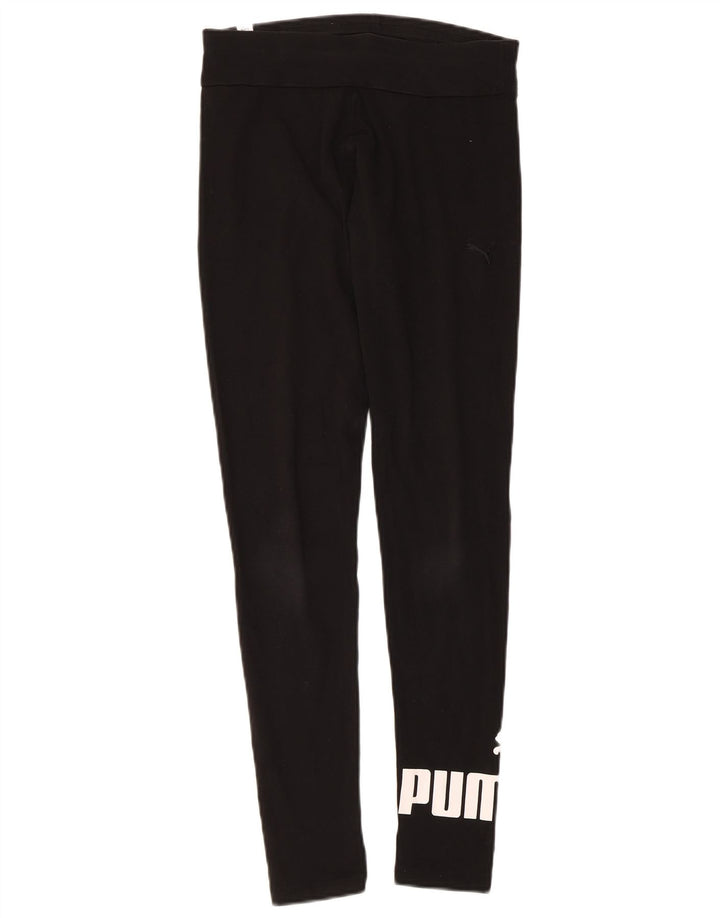 Leggings grafic Puma pentru femei UK 12, bumbac mediu negru