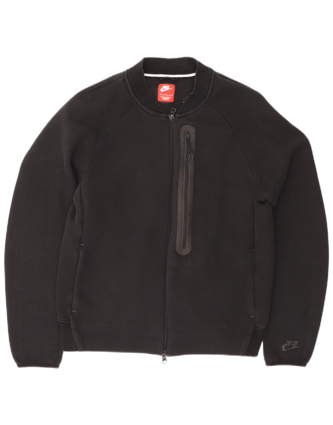 Jachetă de trening Nike pentru bărbați, bumbac mediu negru