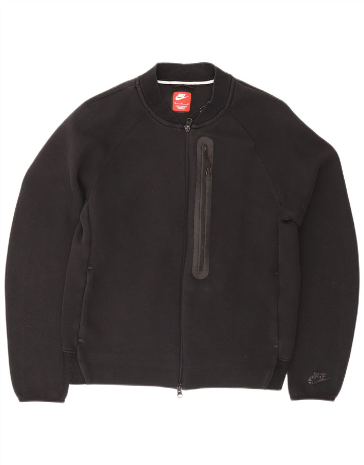 Jachetă de trening Nike pentru bărbați, bumbac mediu negru
