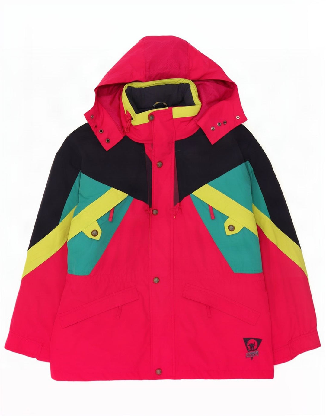 Jachetă de ploaie Ciesse Piumini pentru bărbați, cu formă relaxată, IT 50, roz mediu, color block