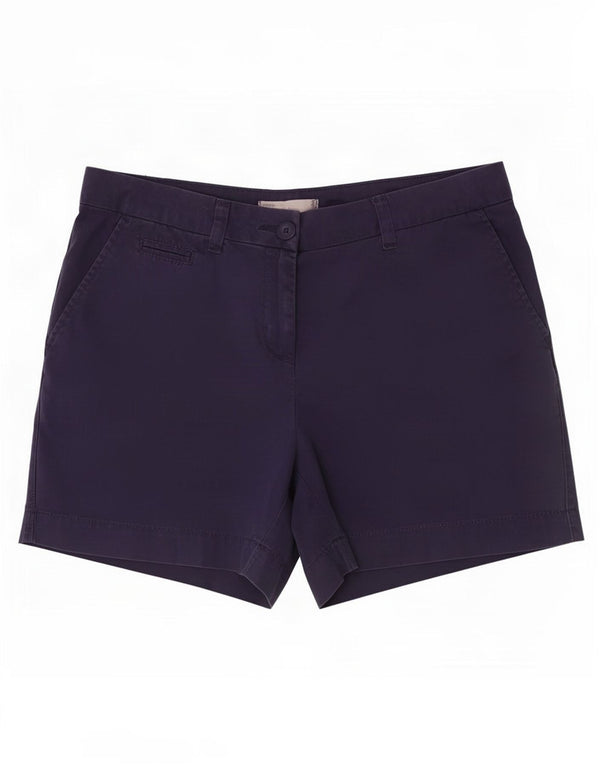 Pantaloni scurti chino pentru femei Marks & Spencer UK 12 Medium W32 Bumbac bleumarin