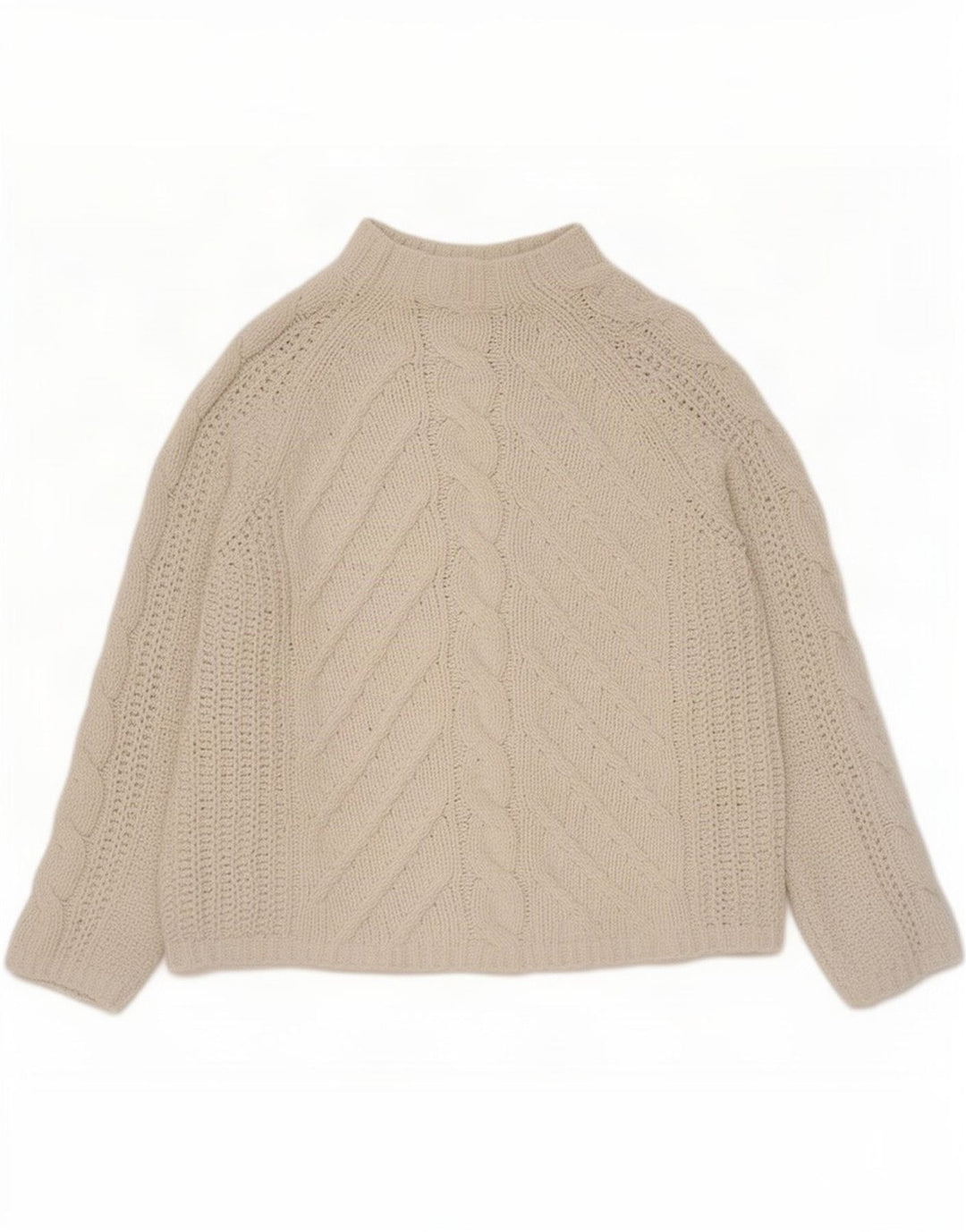 Pulover cu gât țestoasă pentru femei Marks & Spencer UK 14 Bej mediu