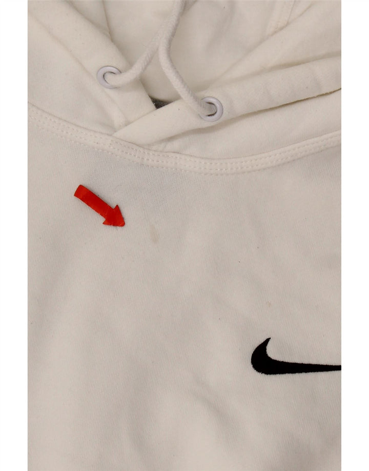 Pulover Nike pentru bărbați, mic, alb, din bumbac