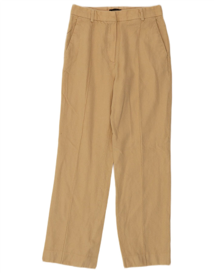 MASSIMO DUTTI Pantaloni chino drepți pentru femei EU 36 XS W26 L26 bej lână