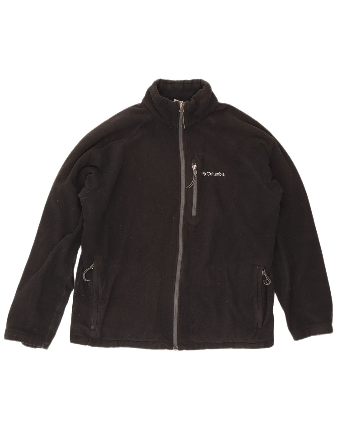 Jachetă fleece Columbia pentru bărbați UK 40, mare, negru, poliester