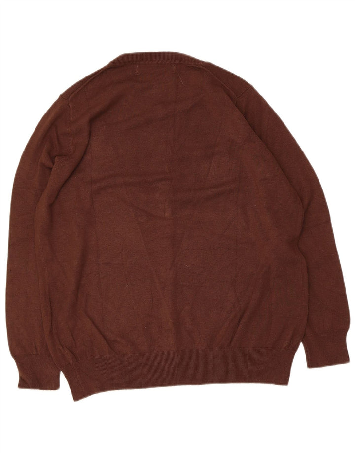 Pulover cardigan pentru femei Zara UK 14, viscoză maro medie