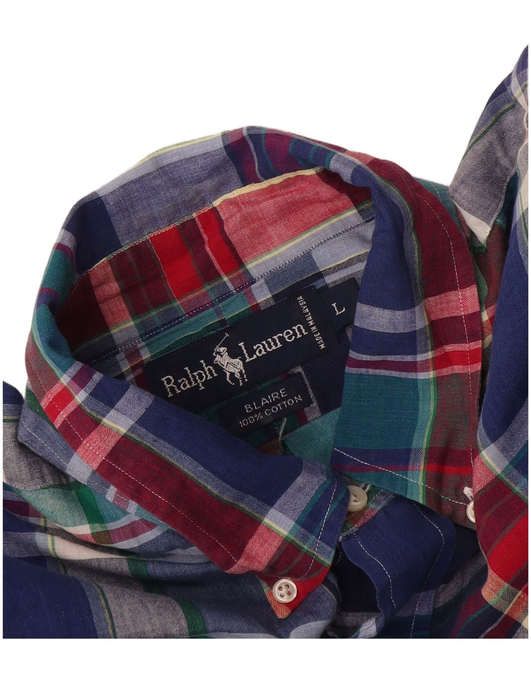 Cămașă pentru bărbați Ralph Lauren Blaire cu mânecă scurtă, mare, multicoloră
