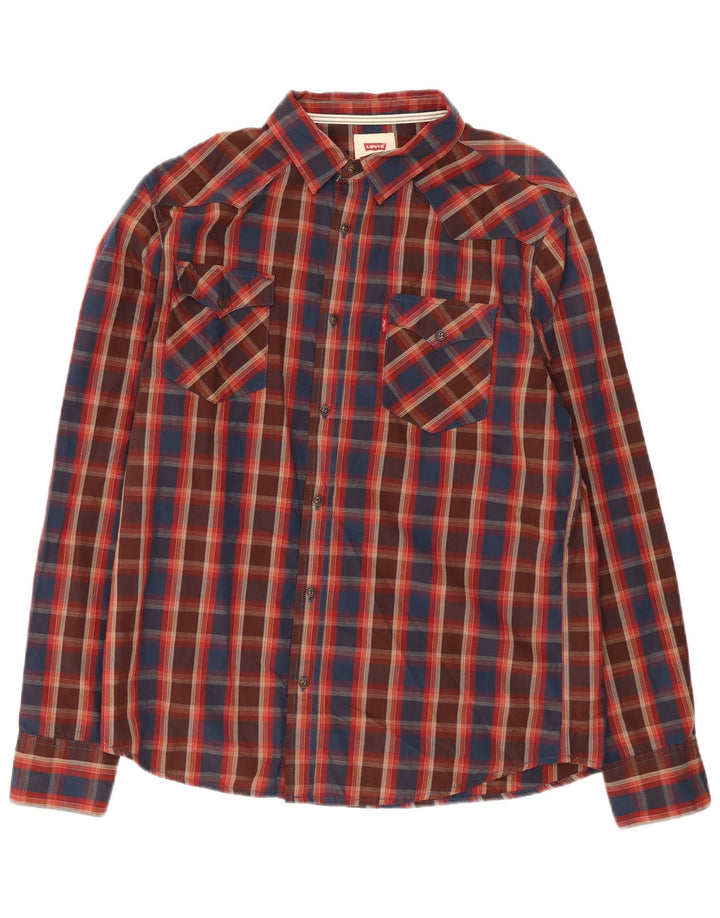 Cămașă pentru bărbați Levi's, mare, multicoloră, din bumbac