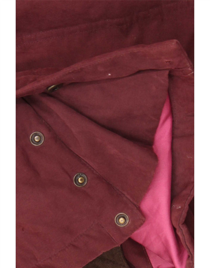 Jachetă căptușită supradimensionată pentru femei Musto UK 10 Small Maroon Poliester