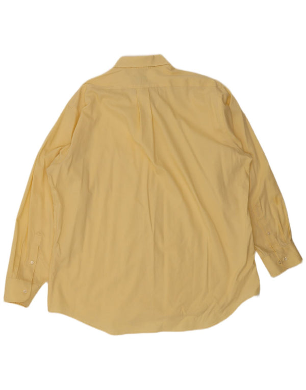 Cămașă pentru bărbați Chaps Ralph Lauren XL, bumbac galben
