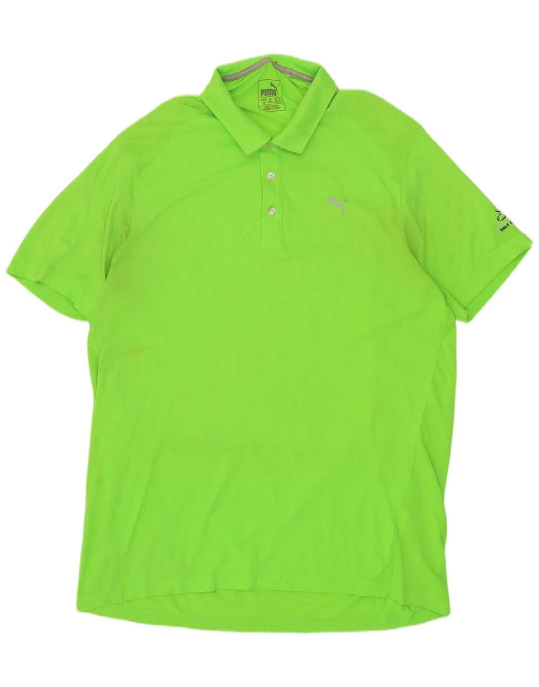 Tricou polo PUMA pentru bărbați, XL, poliester verde