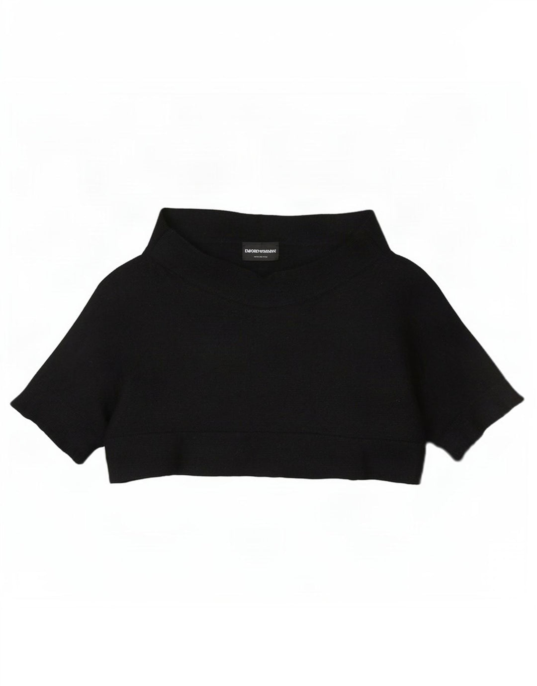 Crop Top pentru femei Emporio Armani EU 38 Medium Negru