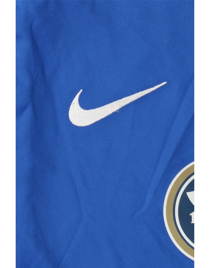 Tricou grafic NIKE Dri Fit pentru bărbați Top mare, albastru, poliester