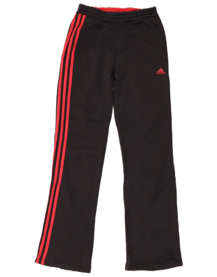 Pantaloni de trening Adidas pentru femei UK 10 Small Gri Poliester