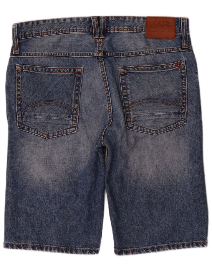 TOMMY HILFIGER Pantaloni scurți din denim pentru bărbați W34 Bumbac albastru mare