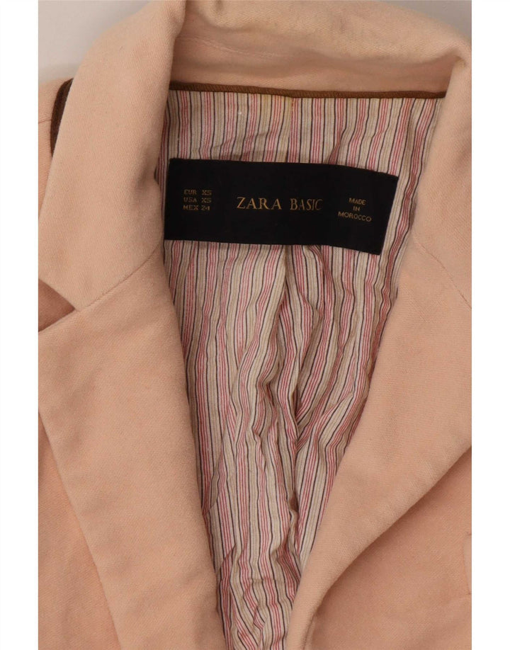 Jachetă pentru femei Zara cu 1 nasture, UK 6 XS, roz