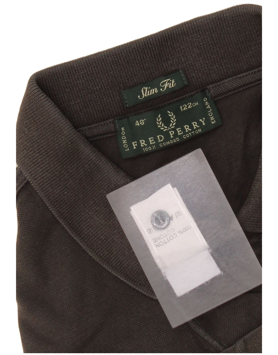 Cămașă polo pentru bărbați Fred Perry, mare, gri, bumbac