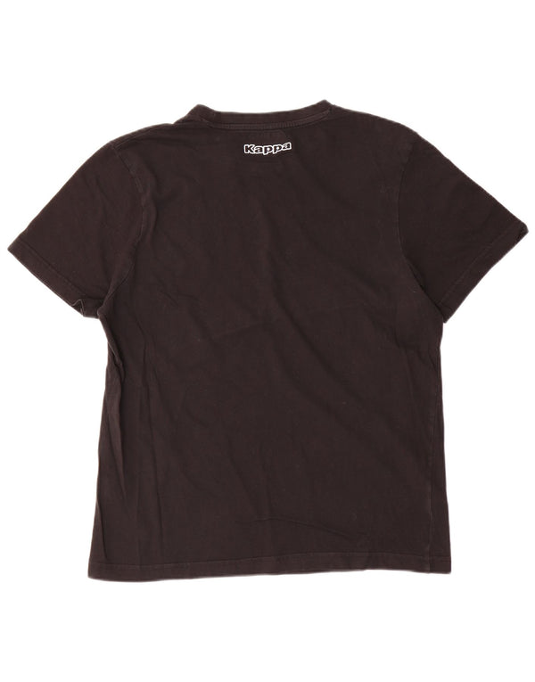 Tricou grafic pentru bărbați Kappa Top mare bumbac negru