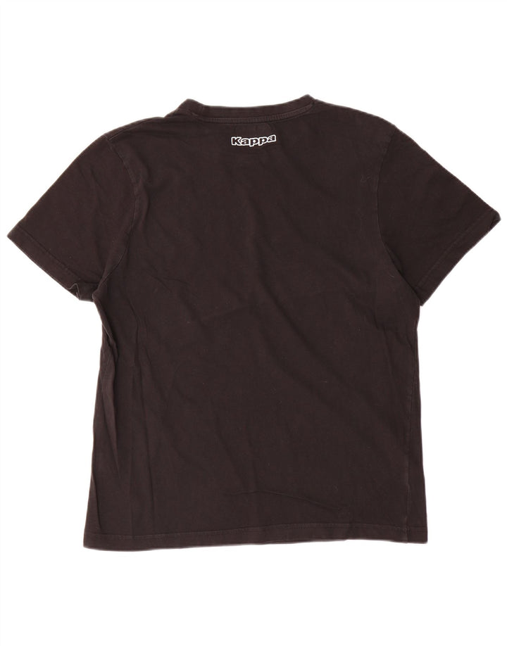Tricou grafic pentru bărbați Kappa Top mare bumbac negru