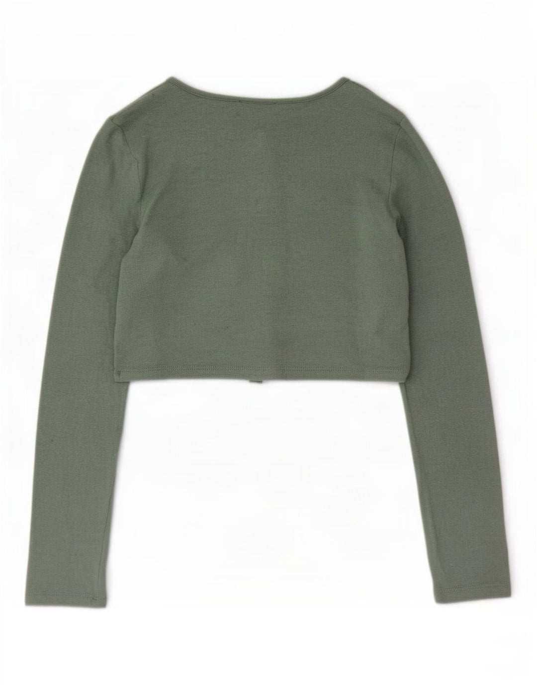 Top cardigan pentru femei Zara UK 12 Medium Green Viscose