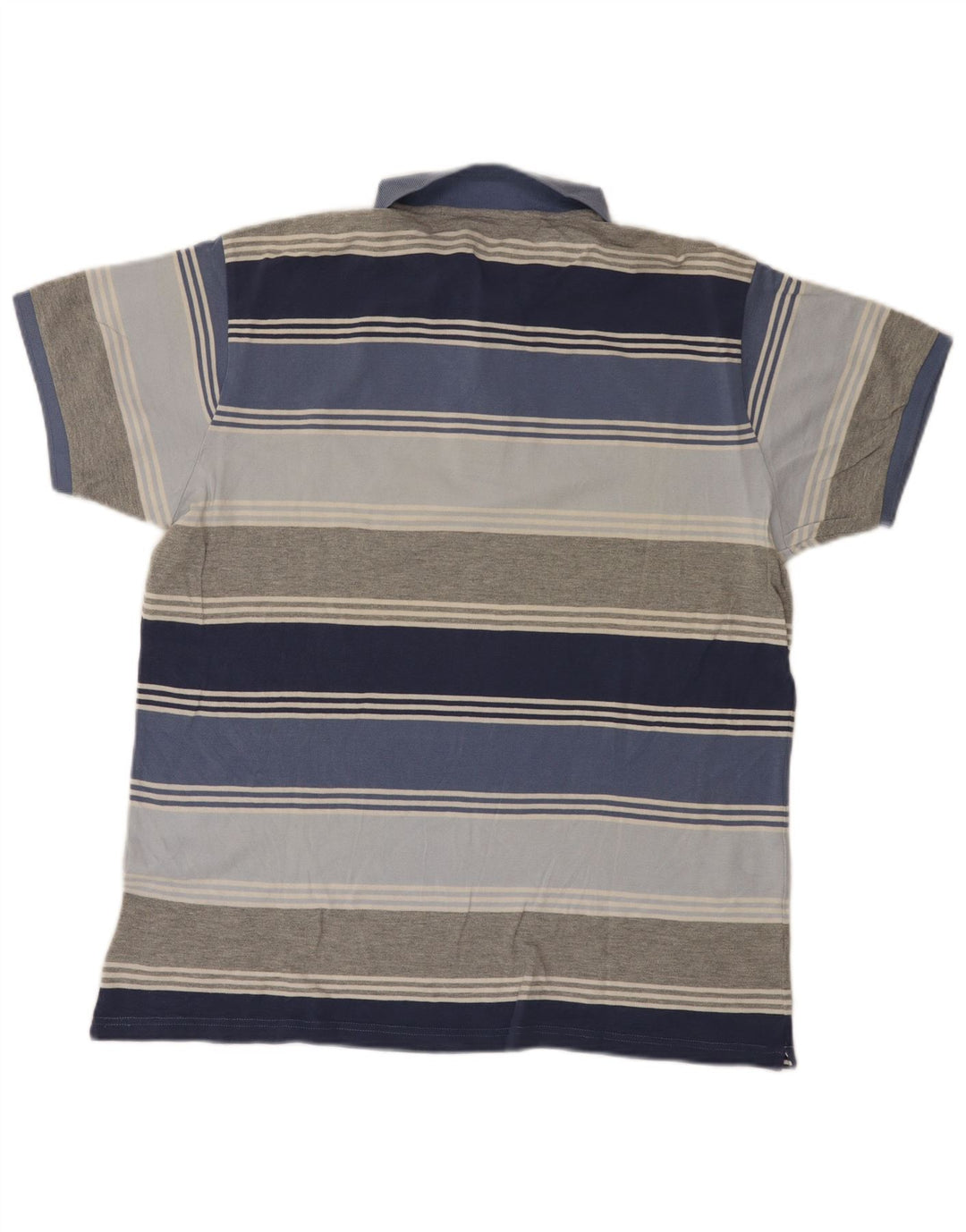 Cămașă polo pentru bărbați Kappa 2XL, bumbac cu dungi albastre
