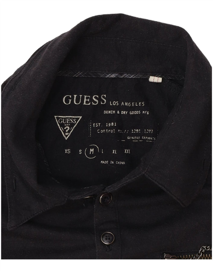 Tricou polo militar Guess pentru bărbați, gri mediu