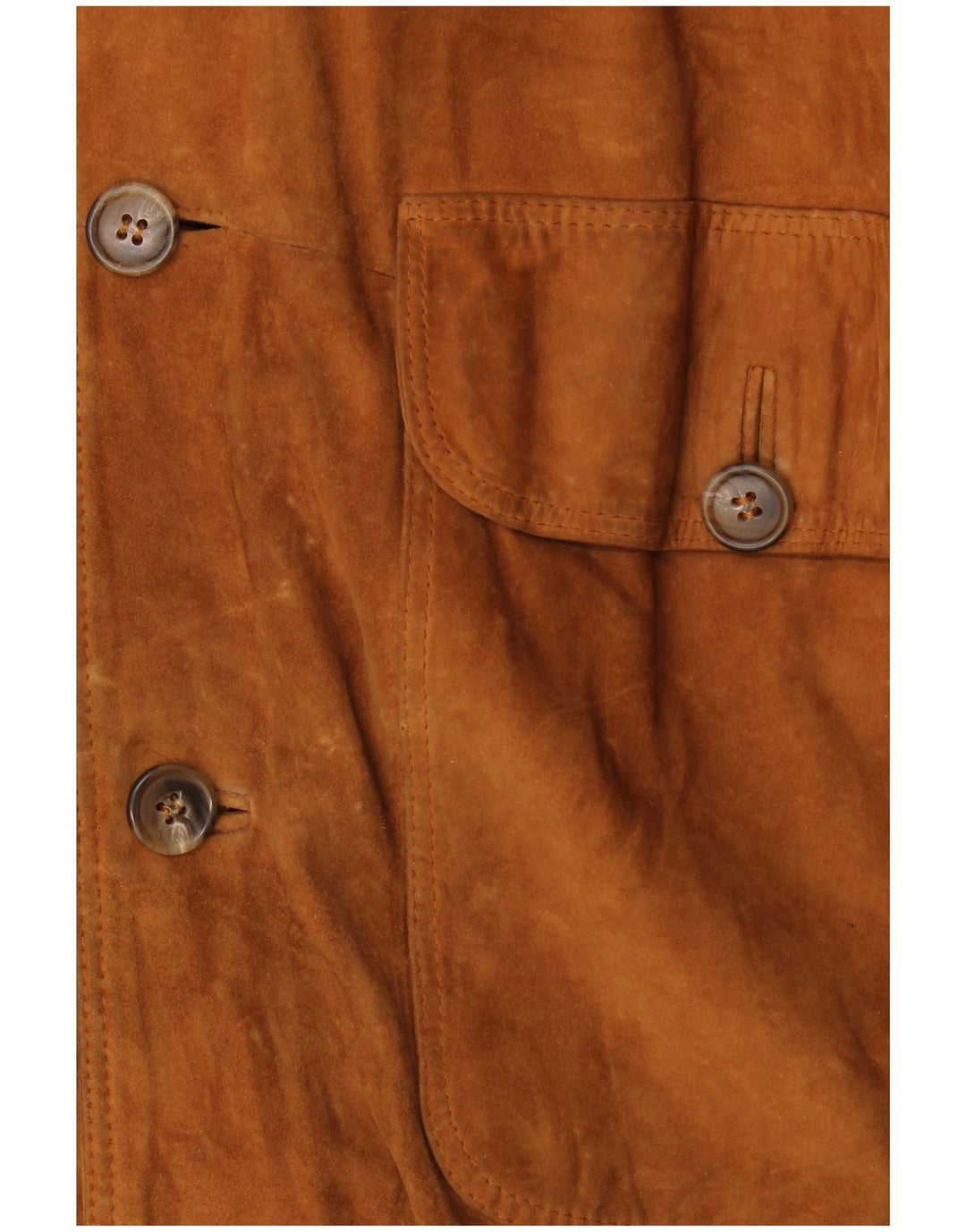 Al Duca D'Aosta Bomber de piele intoarsa pentru barbati IT 52 XL maro